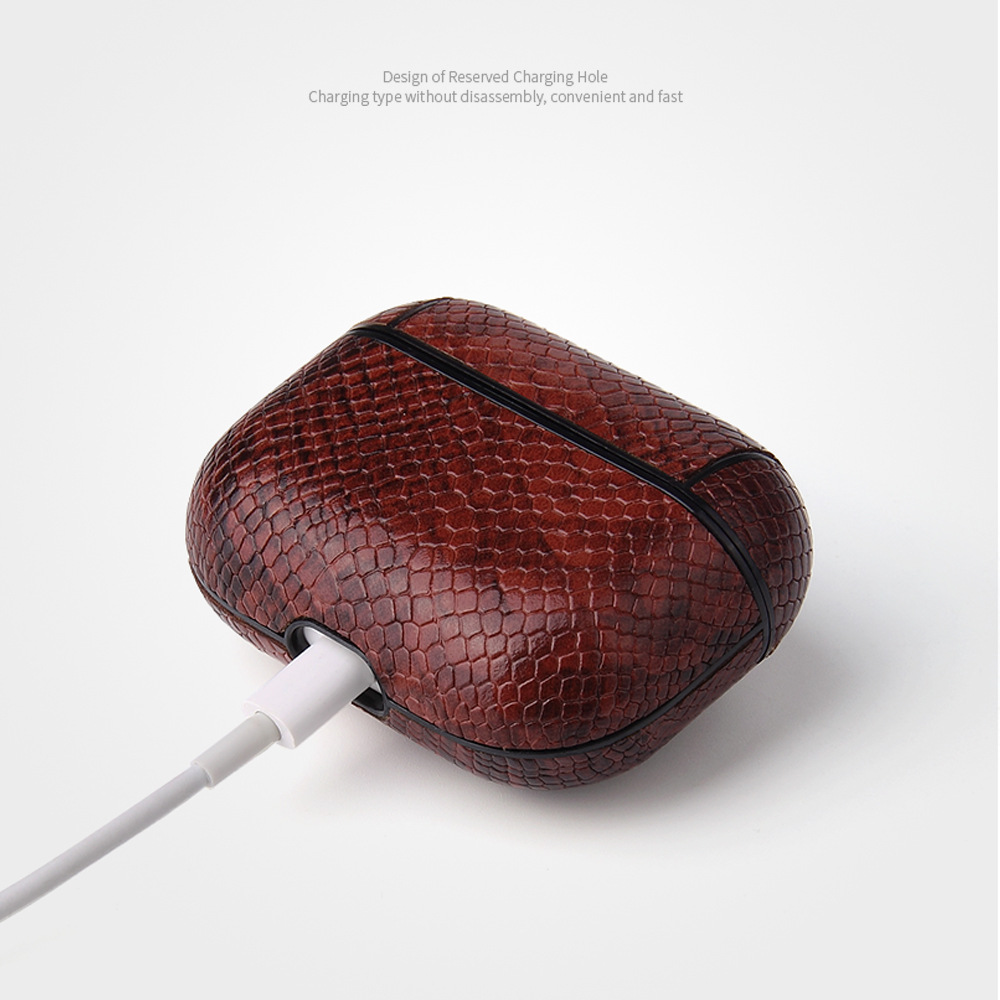 Snake Skin Case For Apple AirPods Pro Charging Box Case